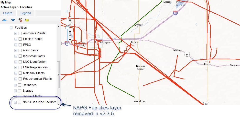 Enhancements New / Updated Map Features New Midstream enhancements US Pipelines Layers