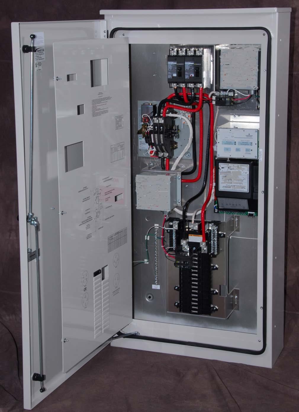 Power Transfer Cabinet 60h X 29w X 10d Type 3R Power Transfer Cabinet Features/Options UL 891 Dead Front Switchboard Listed Suitable for Use as Service Equipment N-G Bonding kit included Voltage:
