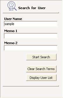 User Management Screen Edit a user Select the user name on the user list then click the [Edit User] icon. Delete a user Select the user name on the user list then click the [Delete User] icon.