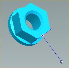 Click once to determine the anchor point, then move the mouse as usual.