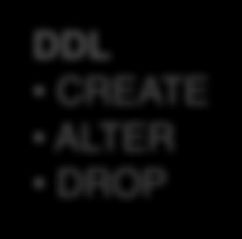 10 SQL-Intro SQL is comprehensive DDL: Data