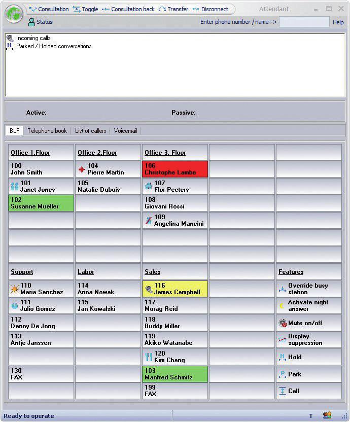 Attendants and Company AutoAttendant Depending on the selected UC solution (UC Smart or UC Suite), different Attendant clients are available to you (as an attendant console).