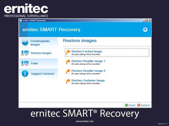 Smart Recovery software Smart Recovery is the first and currently only recovery tool for surveillance servers that is designed especially for the