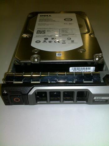 F617N DELL 300GB 15K RPM SAS-6GBITS 3.5" LP HDD WITH TRAY Dell F617N DELL 300GB 15K RPM SAS-6GBITS 3.