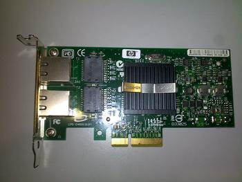 DUAL PORT GIGABIT SERVER ADAPTER 412648-B21 NC360T PCI-E