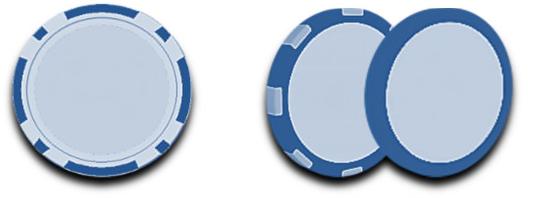 Clay Poker Chips: Standard 1.