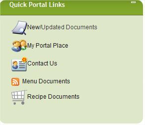 New/Update Documents This area of the portal will show those documents that the user has the authority to view. Any documents that have been added or changed in a specific time frame will be shown.