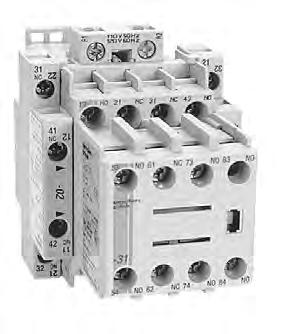 CS7 Industrial Control Relays Reliable, general purpose relays for heavy duty applications The base four pole CS7 relay can be expanded up to twelve poles with the addition of front and side mount