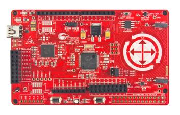 The PSoC Pioneer Kit is pin-compatible with several third-party expansion boards including Arduino shield boards and Digilent