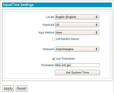 3.5 Input and Time Settings This section allows configuration of the locale, keyboard, mouse, and time settings for the thin client. 1. Open the LeTOS Control Panel from the Start menu. 2.