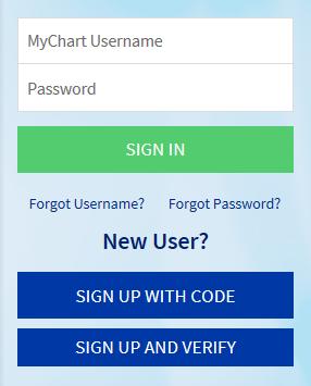 Use your activation code to sign up 1. From the MyChart login page, click Sign Up With Code. 2.