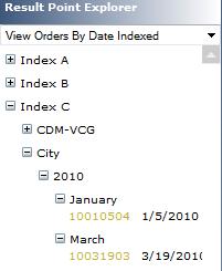 Result Point User Manual Figure 13 - Order Explorer Showing Orders in different views Previewing an Order After