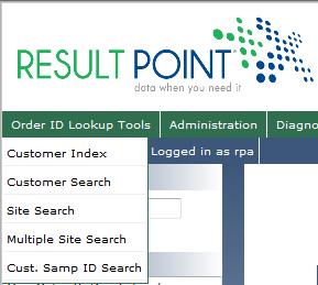 Result Point User Manual When a user is logged in as a Default user, they only have access to the client tools (Figure 4).
