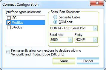 If the sensor detects valid BACnet or Modbus