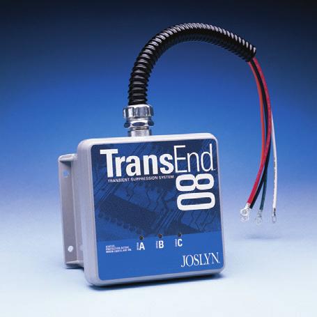 Instantaneous protection: TransEnd responds immediately and reliably to repeated high-current lightning incidents and other transient voltage surges.