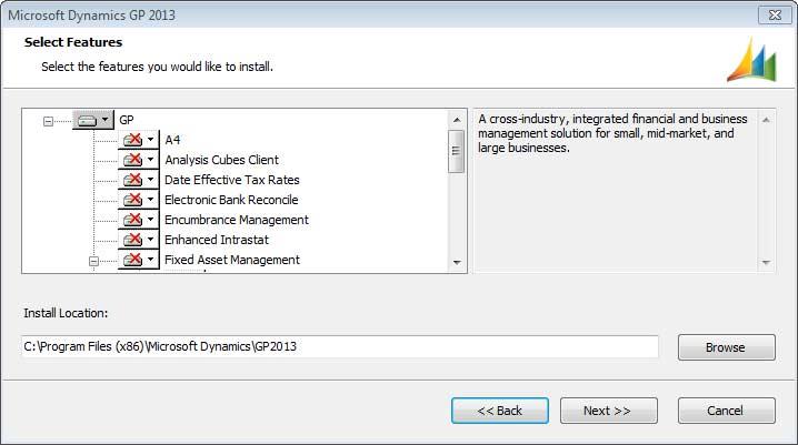 PART 2 MICROSOFT DYNAMICS GP INSTALLATION The installation program verifies that your system has the minimum operating system required to run Microsoft Dynamics GP.