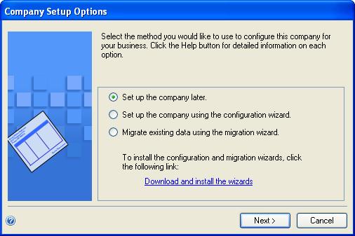 PART 2 MICROSOFT DYNAMICS GP INSTALLATION Mark the Set up the company using the configuration wizard option to use the Rapid Configuration Tool for Microsoft Dynamics GP.