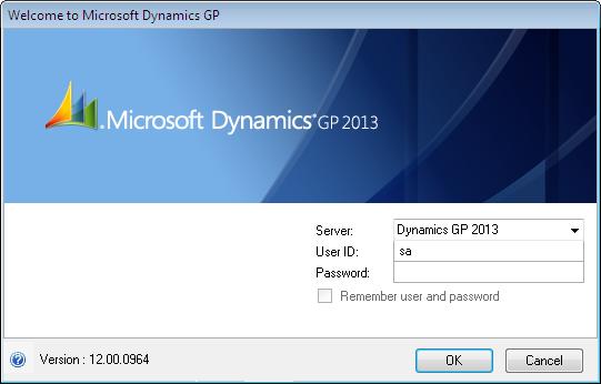 Chapter 10: After installing Microsoft Dynamics GP Use the information in this chapter to log in to Microsoft Dynamics GP for the first time and register Microsoft Dynamics GP.