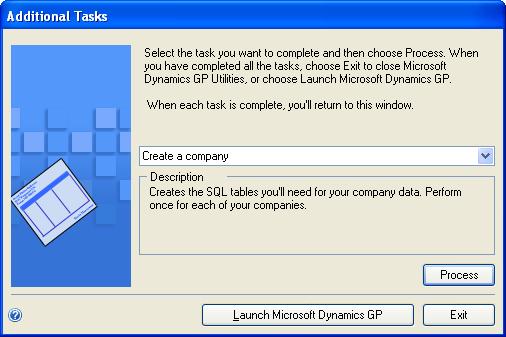 PART 3 MICROSOFT DYNAMICS GP CLIENT INSTALLATION The Microsoft Dynamics GP dictionary is synchronized automatically with your account framework. 4.