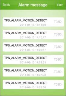10 Alarm Message In the software main interface, click the "alarm message" into the alarm
