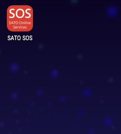 Start up the SOS mobile application installed in the previous section.