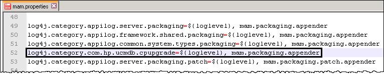 Chapter 7: Package Manager Lg file The mam.packaging.