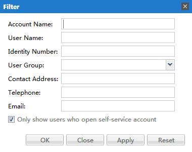 Deleting user accounts 1. In Service Desk, click the System Management node in the navigation pane to expand it, and then double-click User Account. The User Account tab is displayed in the task pane.
