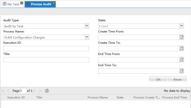 Auditing by task Auditing by task allows you to audit the time consumed in processing each task in a finished process instance and the time duration percentages. 1.