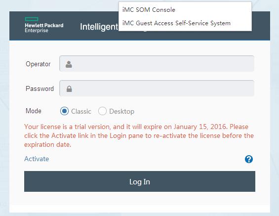 Exploring the Service Desk interface The IMC SOM module provides unified visibility for all IMC SOM features via a single Web portal called Service Desk.