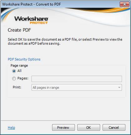 CONVERTING TO PDF Creating PDFs At any time when working on a document in Microsoft Word, Excel or PowerPoint, you can convert the document into PDF.