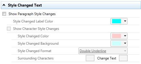 CONFIGURING RENDERING SETS Parameter Font Change Text Background Surrounding Characters Description The color of the background of font changes.