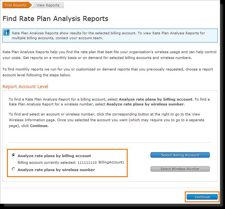 Find Your Rate Plan Analysis Reports Online Now you can easily find your automated monthly Rate