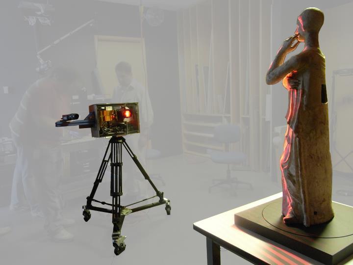Range Application Sculpture Digitization System Setup Ease-of-Use Resolution Accuracy Versatility Criterion Sculpture titled Funeral of a Young Maiden Casona,