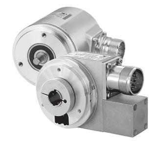 The Sendix multiturn encoders 5862 and 5882, with SSI or RS485 interface and combined optical and magnetic sensor technology, offer a maximum resolution of 25 bits.