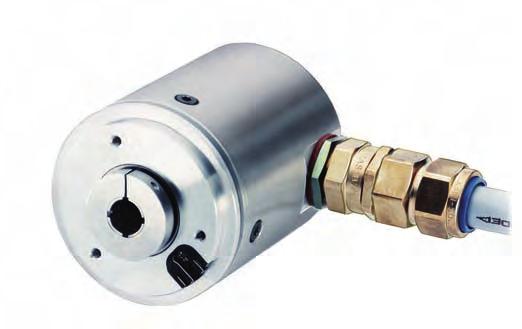 For the low protection zones 2 and 22, cost-effective compact standard rotary encoders approved for explosion protection are available.