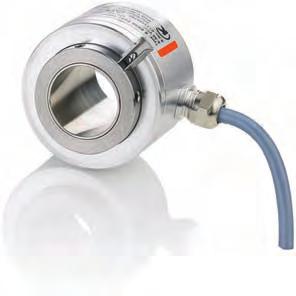 field bus networks or economic version with fixed connection Encoders with big hollow shaft Economic standard encoder with a diameter from 58 mm up to 100 mm.