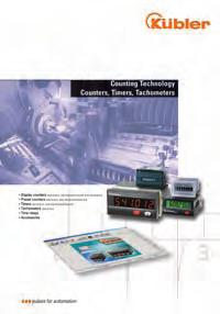 A wide variety of solutions: electromechanical, electronic (LCD, LED), miniature, compact,