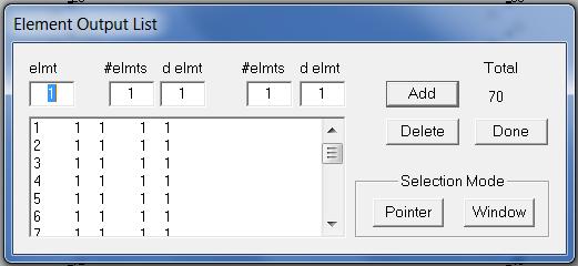 Window option and select the entire structure. The following menu shows an example list from a structure that was modeled using FormWorks Plus. 2.