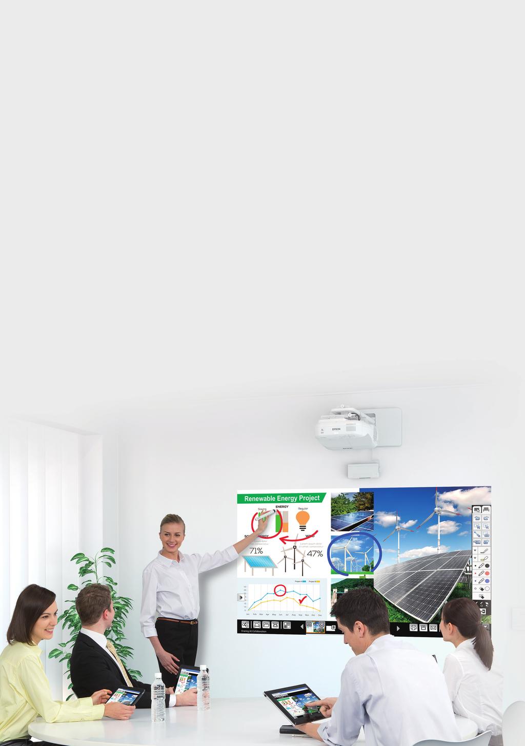 GET MORE FROM YOUR PROJECTOR Let your projector reach its full potential Take advantage of Epson s specialist software solutions to enrich your projector and benefit from increased capabilities,
