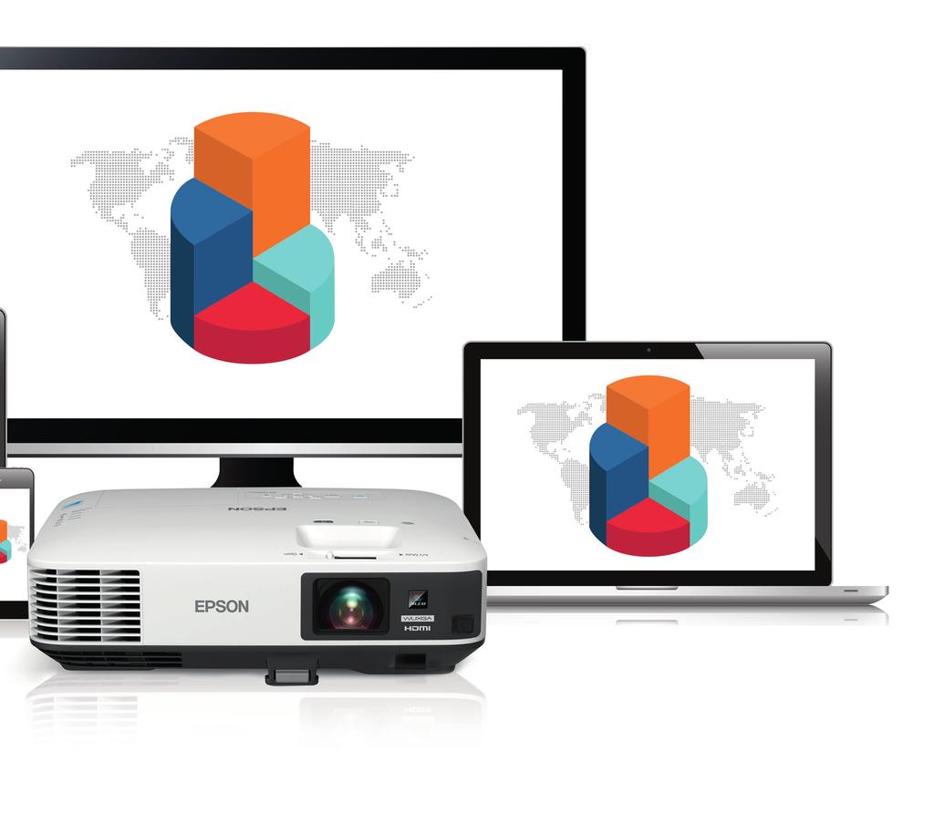 PROJECTION SHARING EasyMP Network Projection Display content from any location Enjoy the flexibility of displaying content on any network-enabled projector via any existing wired or wireless local