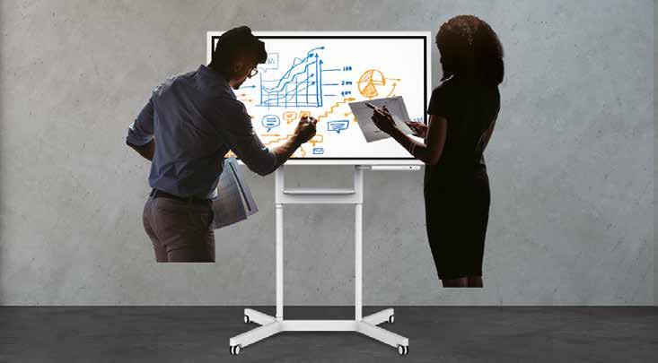 Facilitators and participants can trust the Samsung Flip to enliven any conversation. Display Touch Samsung Flip presents all critical ideas in a clear and consistent format.