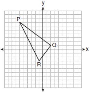 0617geo 1 In the diagram below, ABC DEF. 2 On the set of axes below, the vertices of PQR have coordinates P( 6,7), Q(2,1), and R( 1, 3). Which sequence of transformations maps ABC onto DEF?