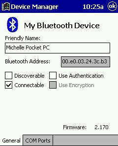 Select Advanced Features then My Bluetooth Device. 2. The My Bluetooth Device screen will appear.