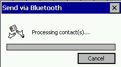 5. If your mobile computer has no devices in the Bluetooth Devices Folder, then it will begin to search for Bluetooth devices nearby. 6.