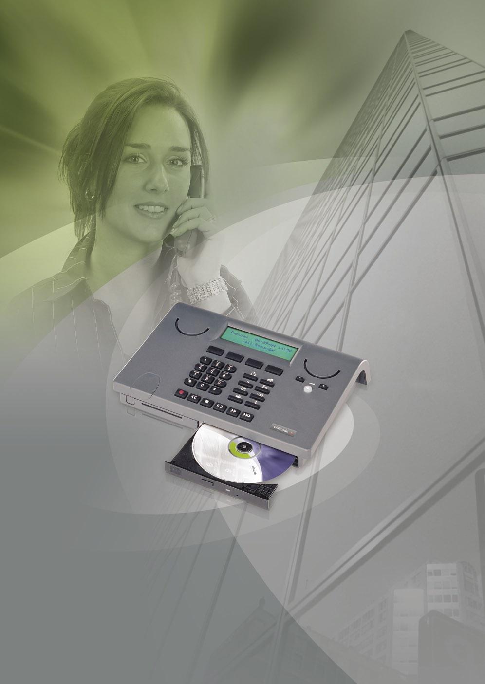 Single Flash CD 300 HD 9900 Call Recorder for desktop use Can be connected to any