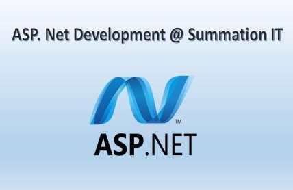 Summation IT is specialized in ASP.Net MVC development. We provide expert ASP.NET MVC Development, ASP.NET consulting, Customized ASP.NET Application Development from India. Our ASP.