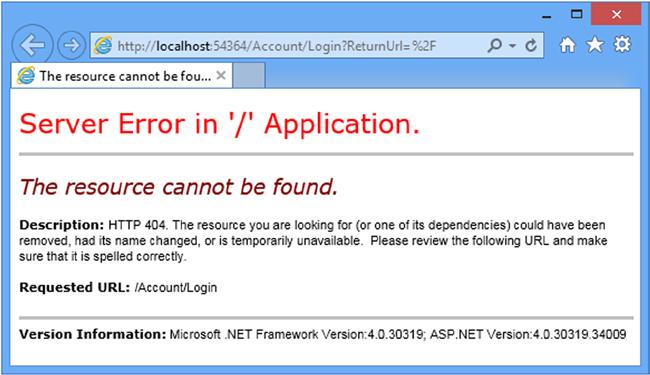 Chapter 14 Applying ASP.NET Identity Figure 14-1. Requesting a protected URL The ASP.