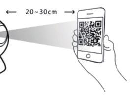 Step Six: Phone 10-15cm The APP produces a QR code.