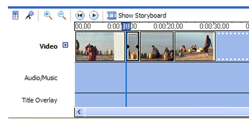 Delete parts of your video Now you can do the same at the end of the part which you