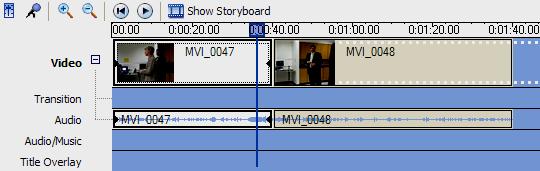 View Partial Clip Place timeline marker at any point